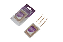 Load image into Gallery viewer, EXTRA THIN  FOR THOSE WHO HAVE TIGHTER SPACES  GUARDENT WOODEN DENTAL TOOTHPICKS 120 PACK CONTAINS FLUORIDE AND MINT OIL 
