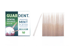 Load image into Gallery viewer, Guardent - Eco Friendly Minty Wooden Toothpicks 300 Pack Plaque Remover
